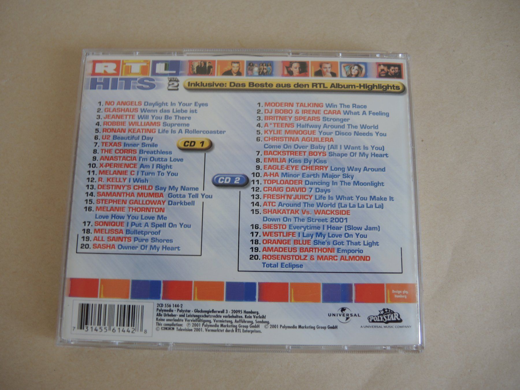 CD: RTL Hits Vol. 2 - Die grössten Hits - Doppel CD – Usato da Rorschach venduto da Pop-upBrocki 3