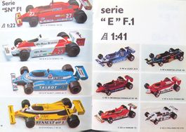 Modellautokatalog Polistil von 1983