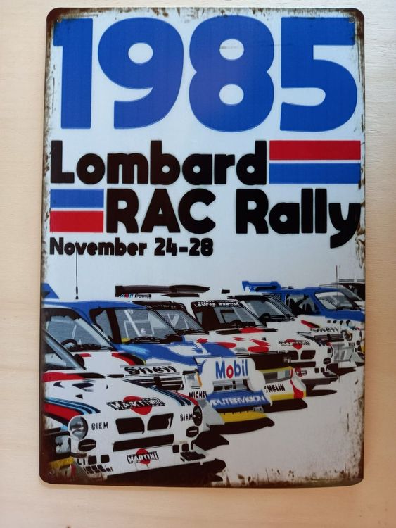 Lombard RAC Rally Blechschild (Neu und originalverpackt) in Alberswil ...