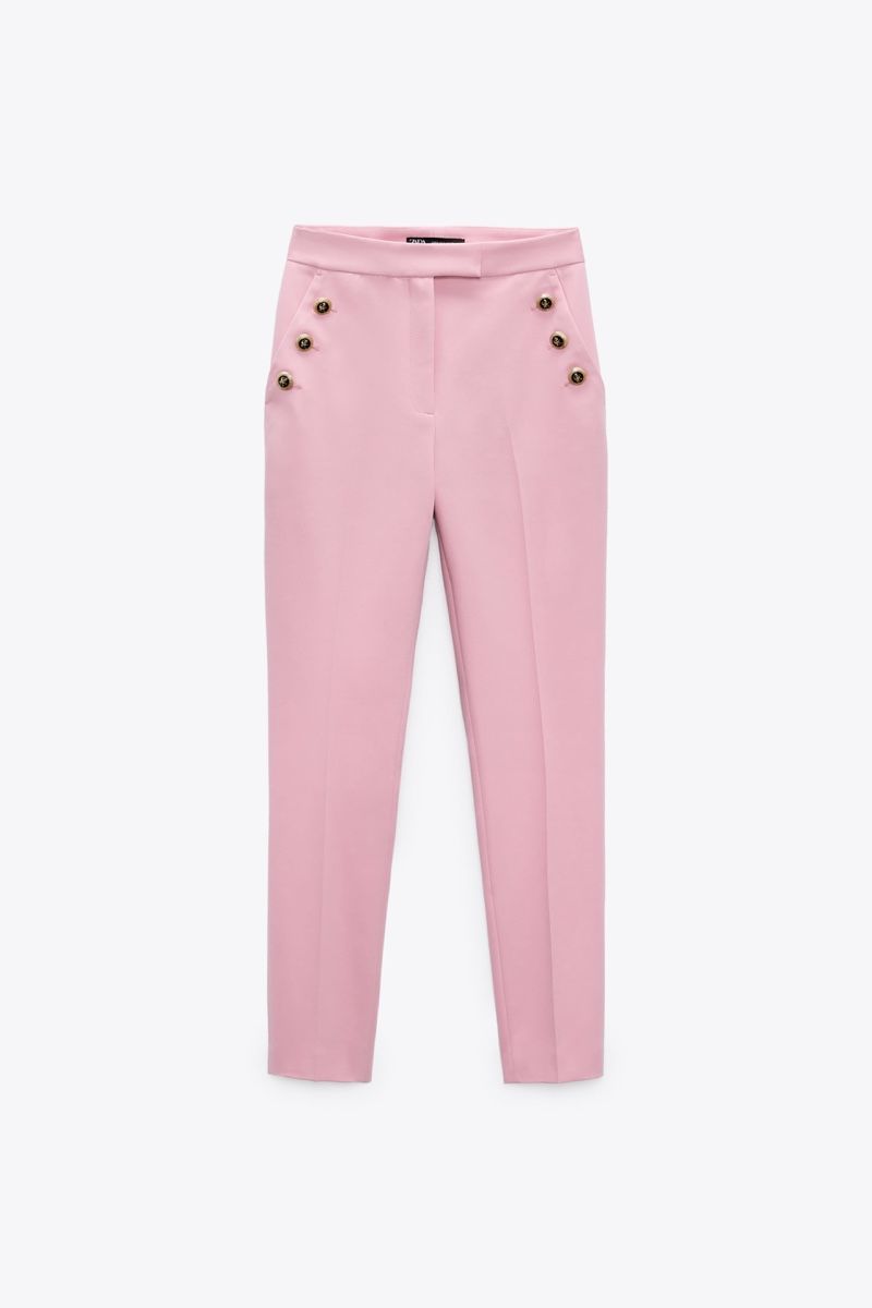 Zara Pantaloni: Zara Stoffhose rosa (S) – Nuovo (secondo la descrizione) da Triesen venduto da antonellaaa_
