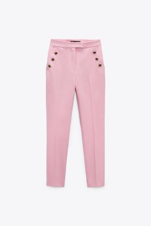 Zara Stoffhose rosa (S)