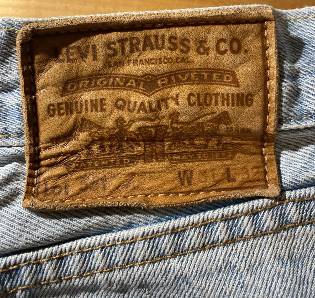 Levi's Jeans: Hellblaue Jeans, Levi Strauss, W31/L32  – Gebraucht aus Sarnen von Paris99 1