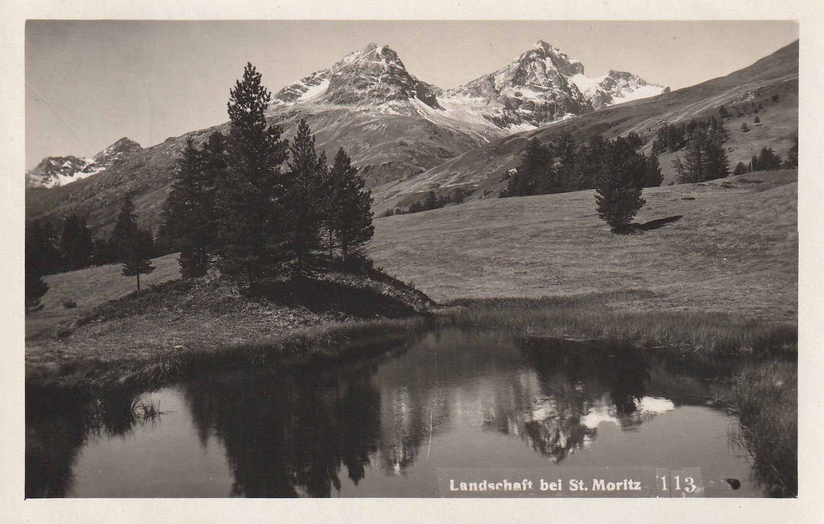 Ansichtskarten: AK St. Moritz - gel. 22.7.1930 – Gebraucht aus Fribourg von schnalla92