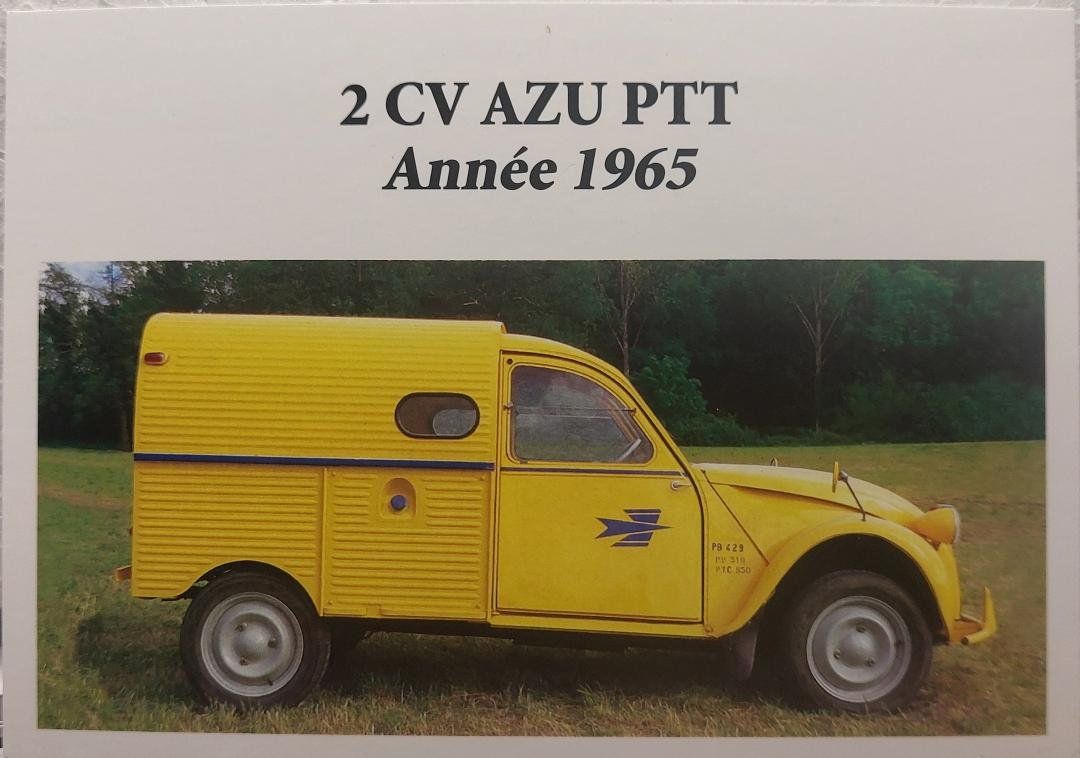 Ansichtskarten: CITROËN 2CV  PTT - Année 1965 – Neu (gemäss Beschreibung) aus Delémont von Domdom1