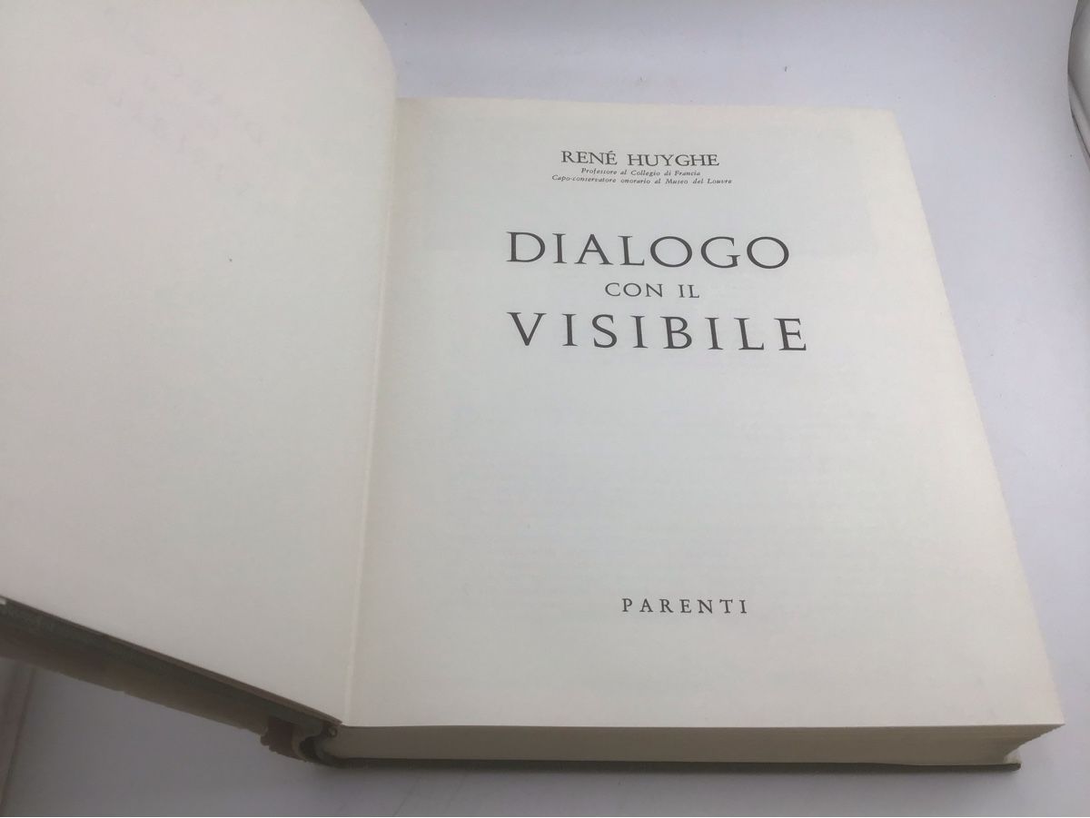 Libri: Dialogo con il visibile, René Huyghe, – Usato da Nods venduto da loredana18 1