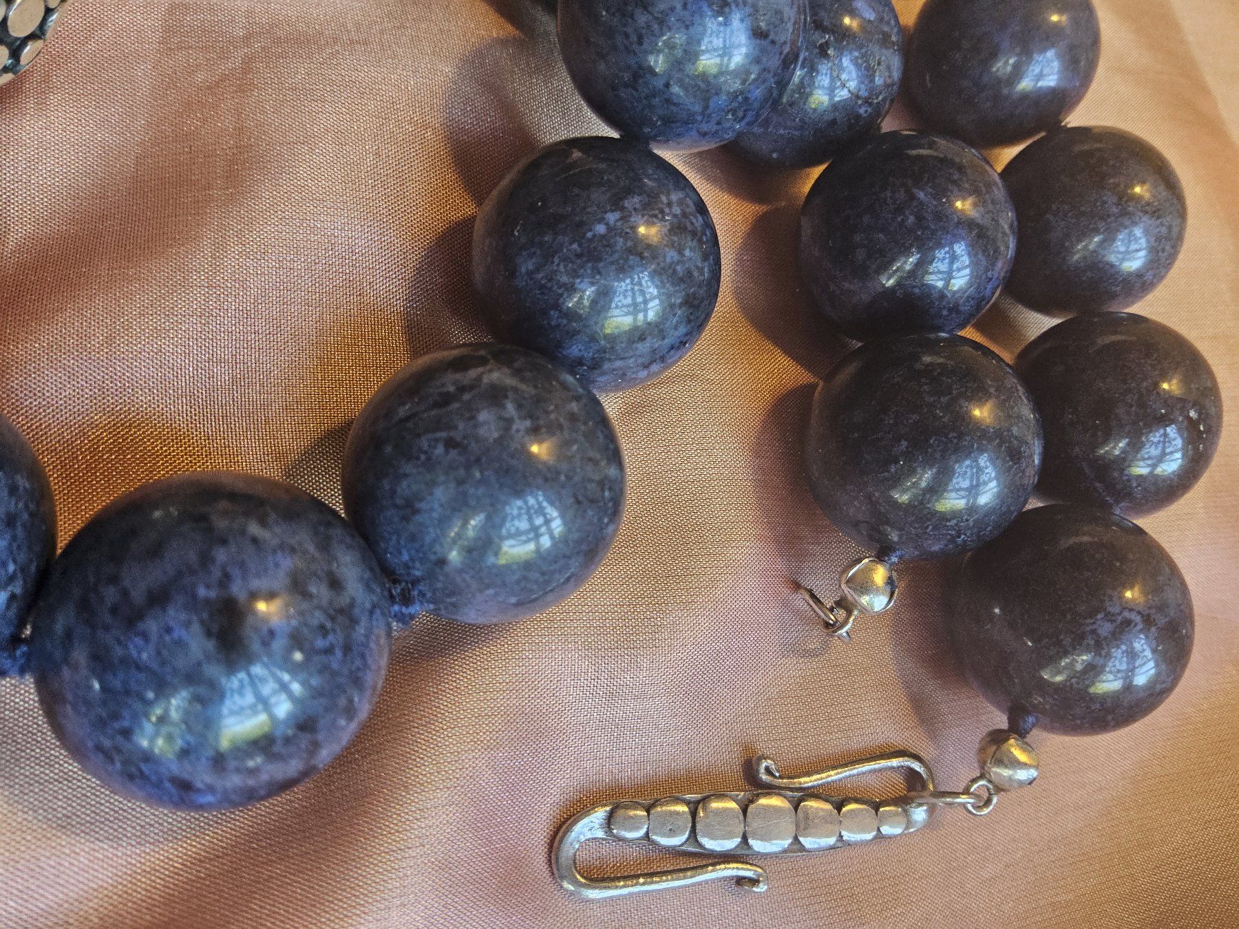 Catenine: Handmade TOP Lapislazuli Sterling Collier Halskette – Usato da Zürich venduto da SciTec 7