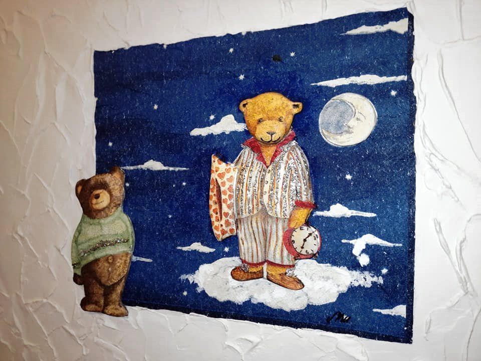 Foto & Immagini: Neu! Reliefbild 3-D "Bears" mit Glitzer – Nuovo e nell'imballaggio originale da Ostermundigen venduto da LorisHome 2