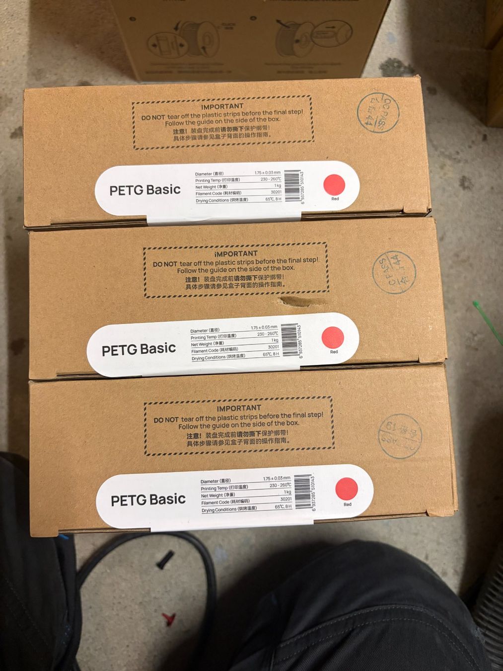 Bambu Lab Imprimante 3D: Bambulab PETG Rot – D'occasion à Längenbühl par AdiM30