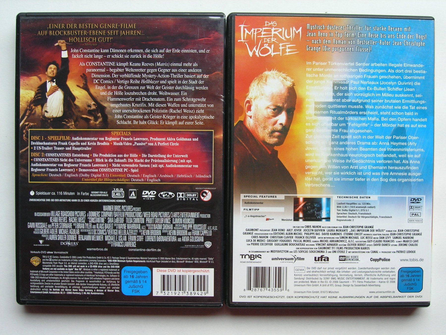 Alle DVDs: CONSTANTINE & Das Imperium der Wölfe 2 DVD-Set – Gebraucht aus Zuzwil SG von vette13 1