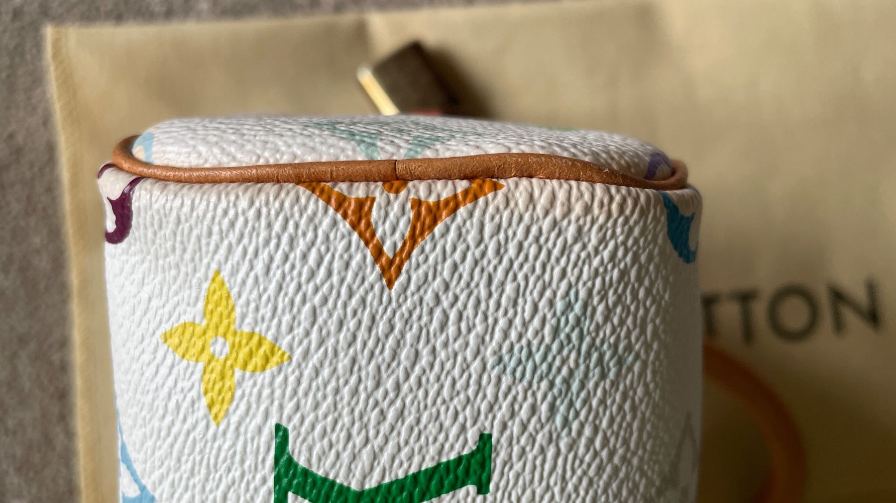 Louis Vuitton Borse da donna: Louis Vuitton Speedy Nano Multicolor Murakami – Usato da Jussy venduto da Retrove 4
