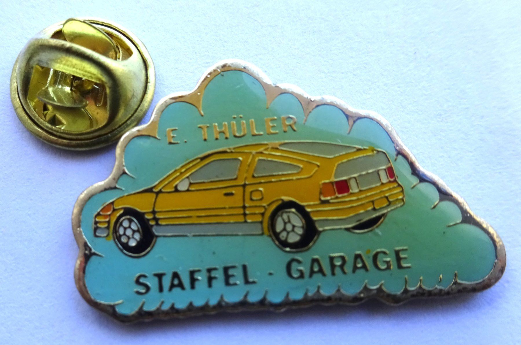 Placchette & Badge: 2 Pin Auto E Thüler  STAFFEL Garage – Usato da Utzenstorf venduto da BUtter81 1