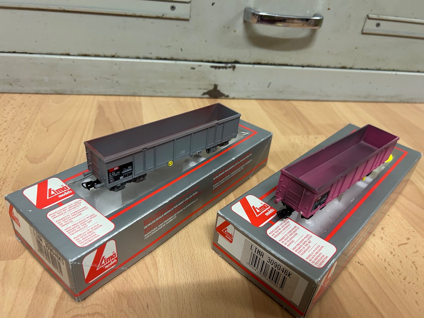 Lima Modelleisenbahnen: 6 Lima Hochboard Wagen – Gebraucht aus Erstfeld von Alpstei 3