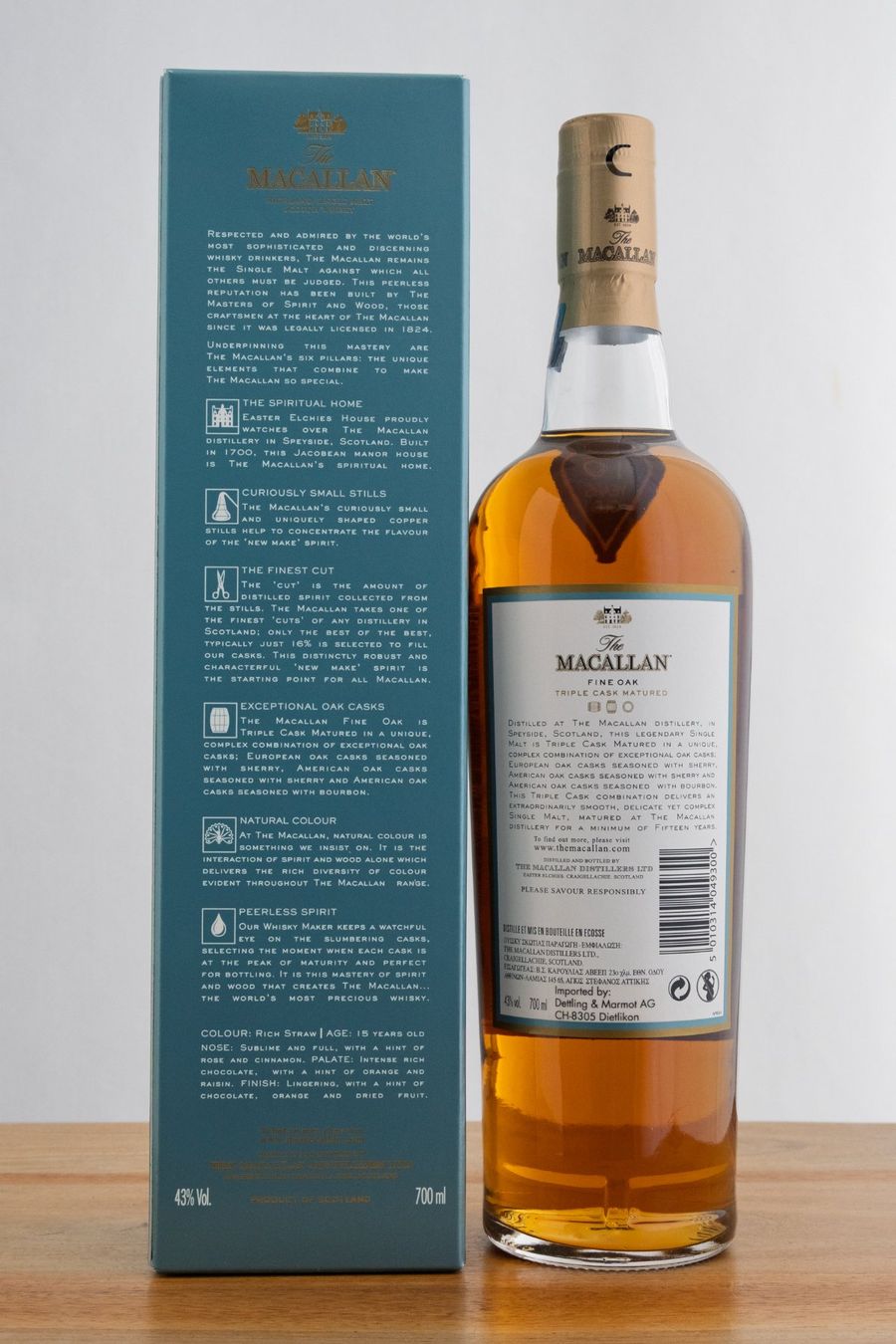 Macallan Bevande alcoliche: Macallan - 15Y - Fine Oak – Nuovo e nell'imballaggio originale da Zofingen venduto da maltpoint 1