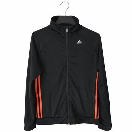 Veste de sport Adidas noire et orange – Taille XS 🔥