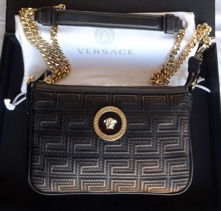 Versace Originale! Nuova! bellissima borsa in pelle