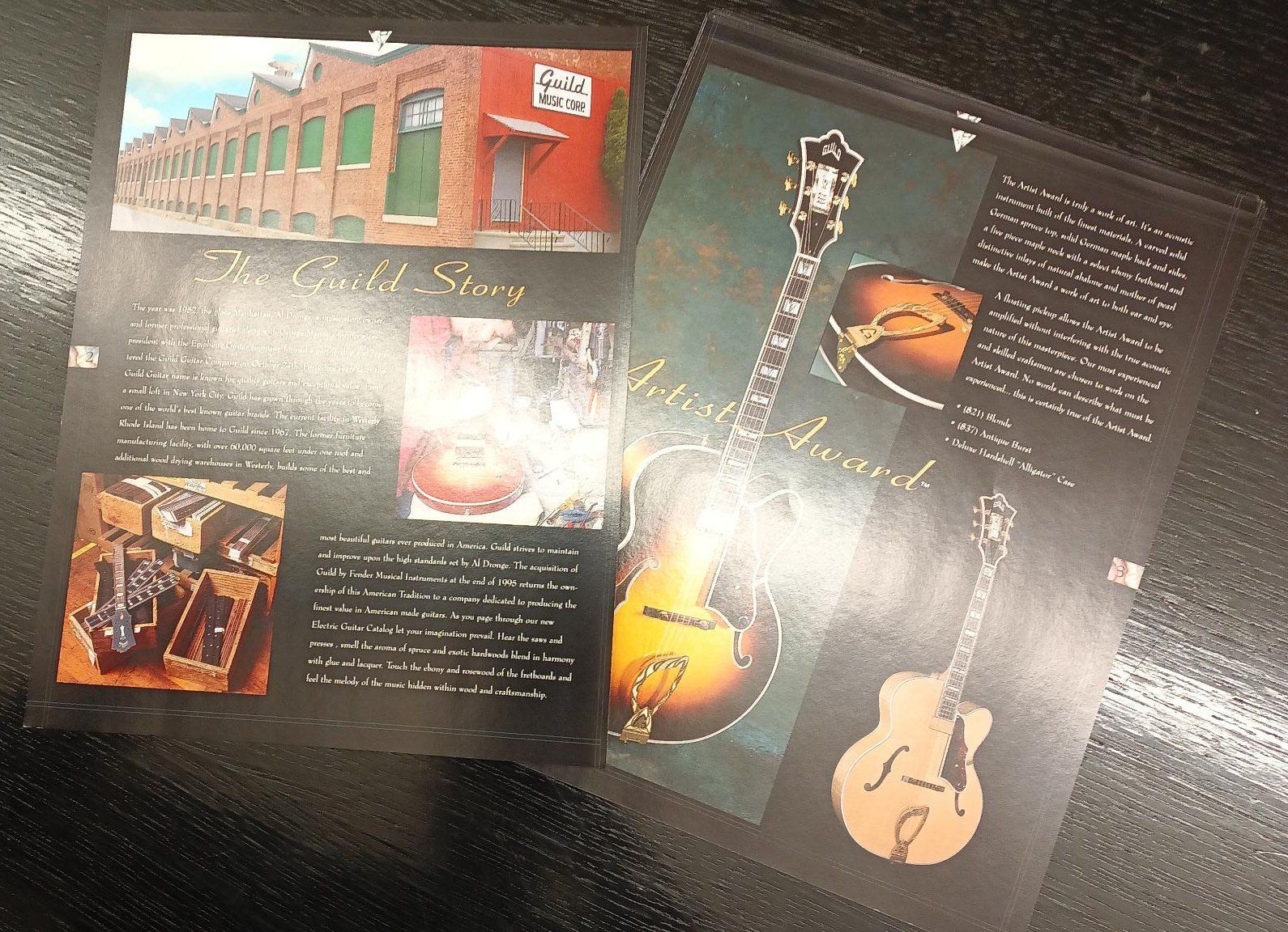 Riviste & Magazine: COLLECTORS STUFF Guild Guitars Catalogue from 1997 – Usato da Zofingen venduto da Rodeln 1