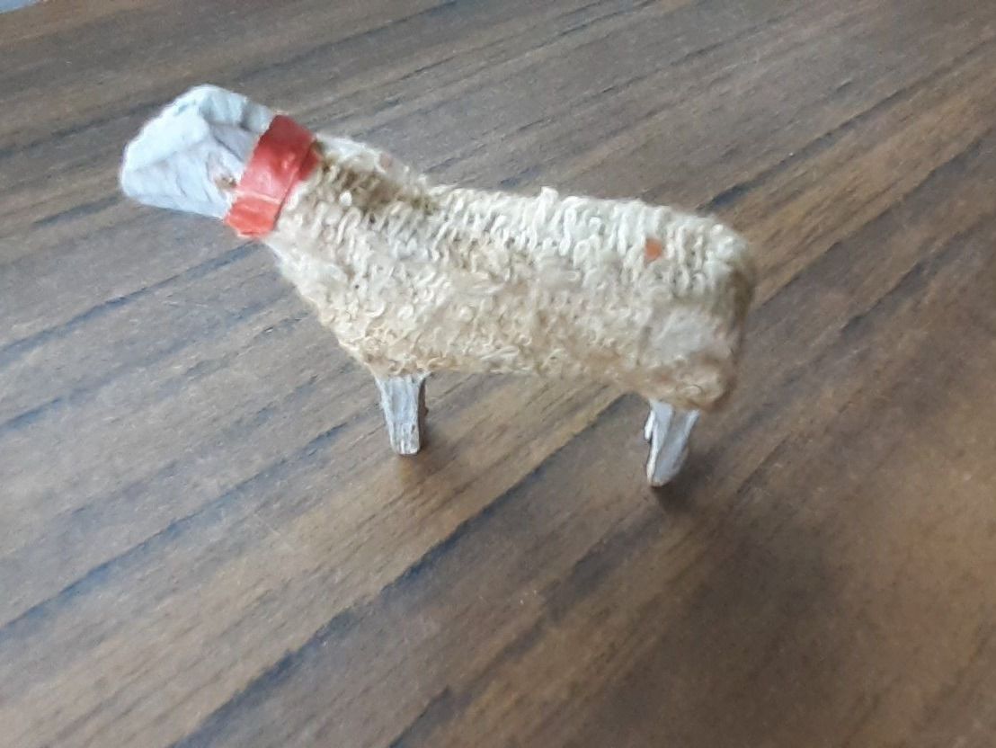 Statuette: Schaf Erzgebirge antik – Usato da Mörschwil venduto da lindaswunderkiste 4