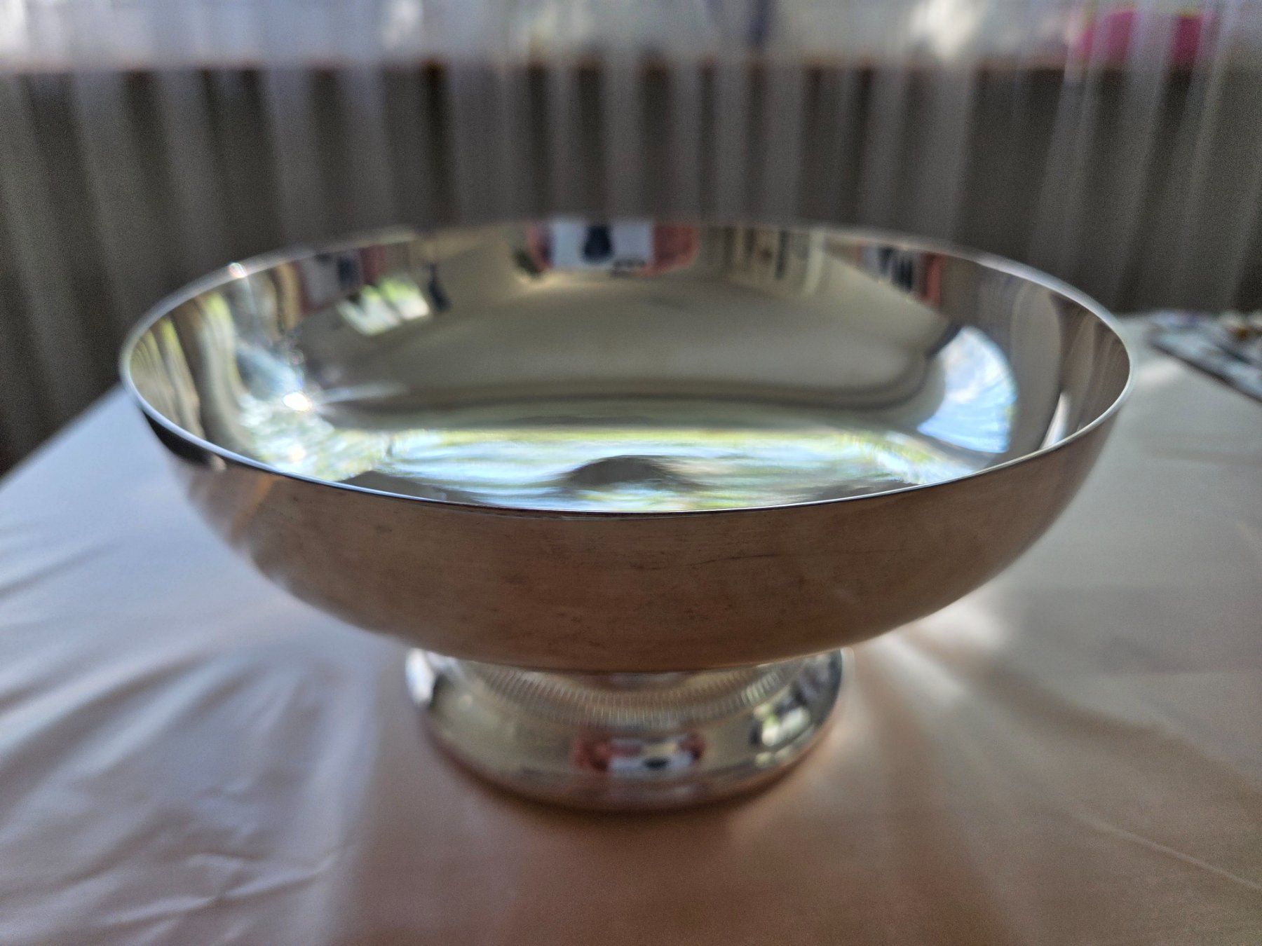 Schalen: Schale versilbert, rund – Gebraucht aus Zürich von 308gd4 2