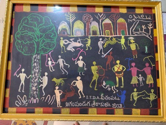Tableaux: Original Indische Stammeskunst - Saura / ITDA - Andhra – D'occasion à Rossiniere par mar_h9d6 1