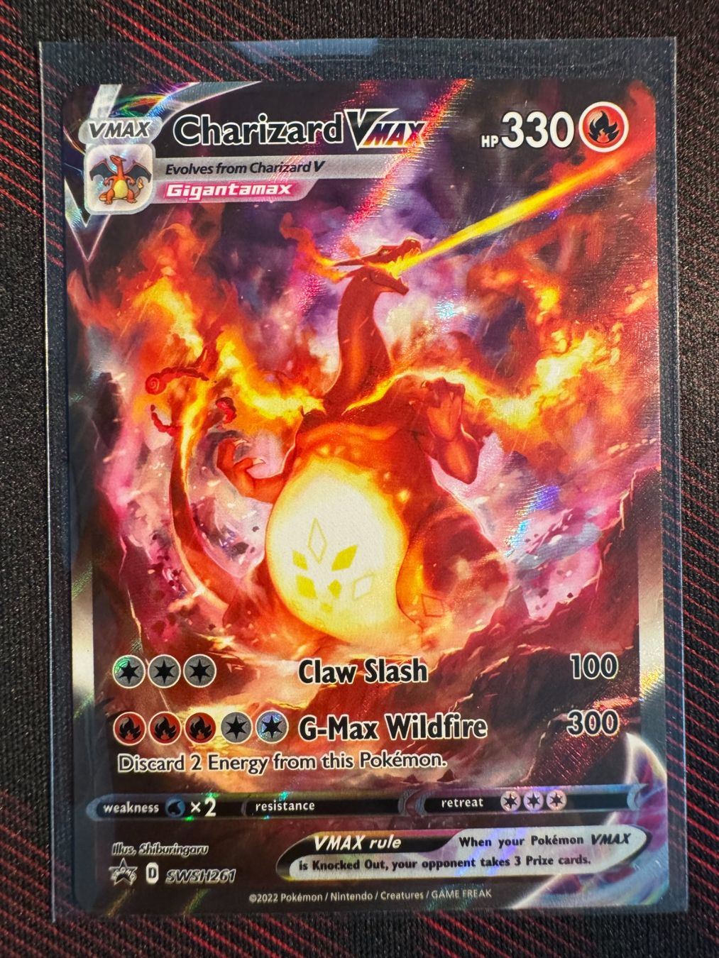 Pokémon Sammelbilder & Trading cards: Charizard VMAX SWSH261 Sword and Shield promo Pokemon – Gebraucht aus Altendorf von fivep