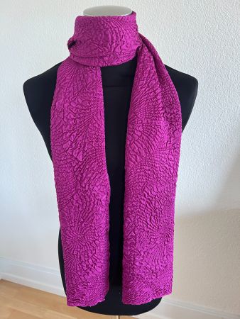Colora Schal, Dunkelpink/Lila, NEU