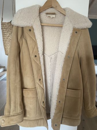 Manteau Sézane mouton retourné
