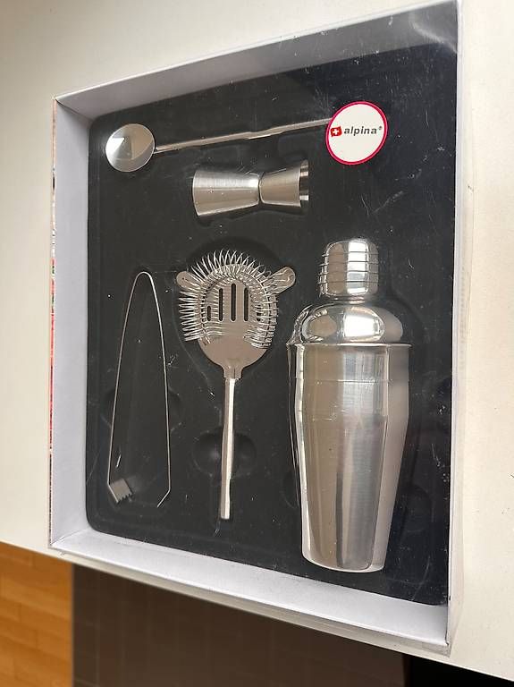 Allestimento di negozi e stand fieristici: Alpina Cocktail Set – Nuovo e nell'imballaggio originale da Zürich venduto da and_9bmb 3