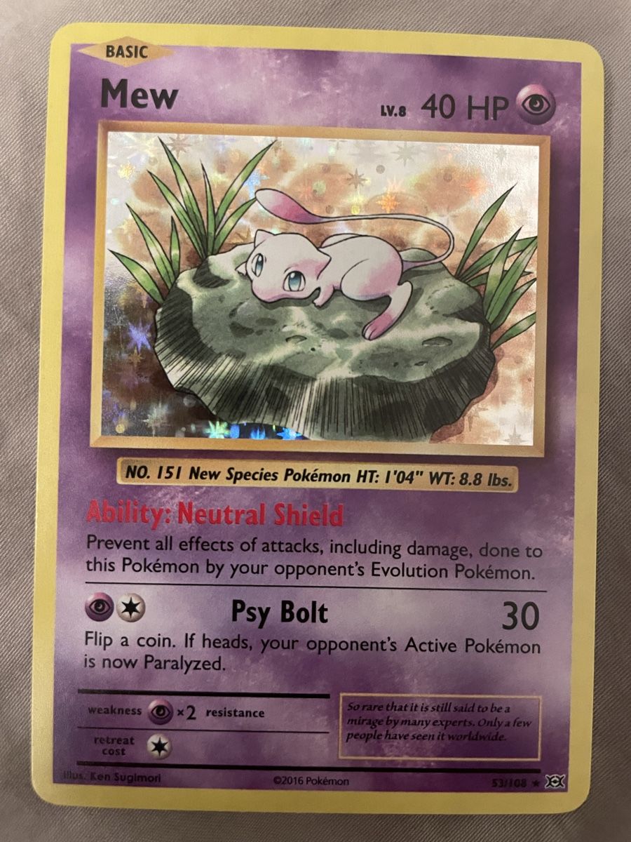 Pokémon Sammelbilder & Trading cards: Mew Holo – Neu (gemäss Beschreibung) aus Hergiswil NW von rob_bmm8