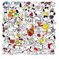 50 kleine Aufkleber - Snoopy