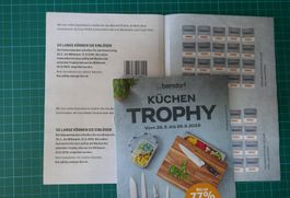 Küchen Trophy . volles Heft (80) . einlösbar bis 26. August