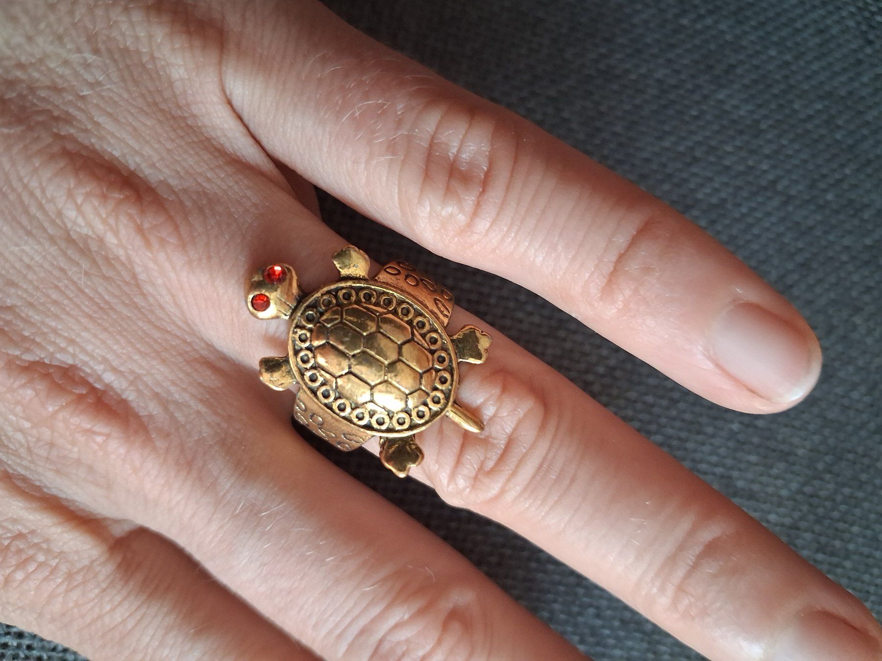 Bagues: Ring Schildkröte goldfarben – Neuf (Voir description) à Wald ZH par e8e 1