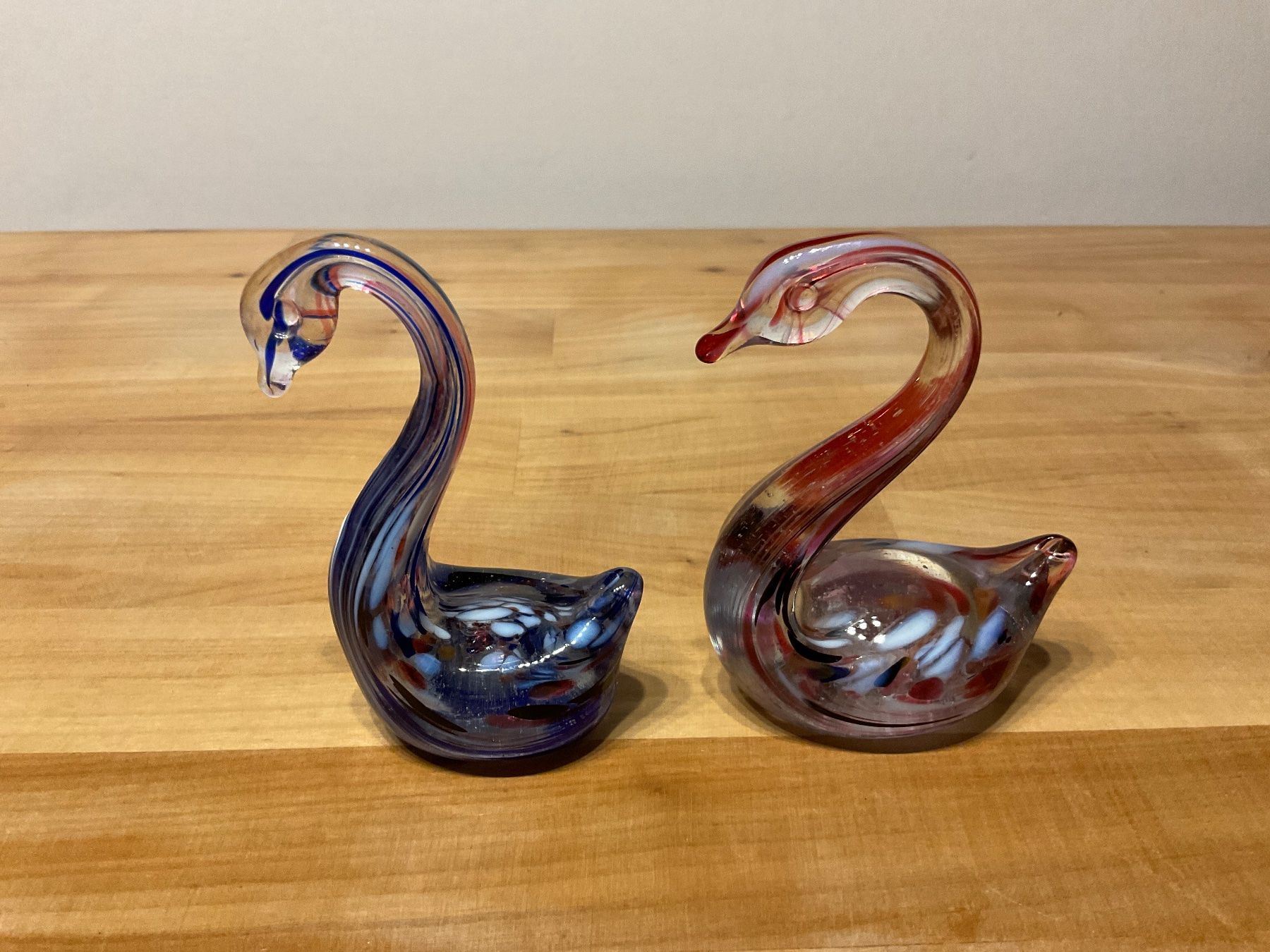 Statuette: 2 Glas Schwan / evtl. Murano – Usato da Rümlang venduto da baselsale1