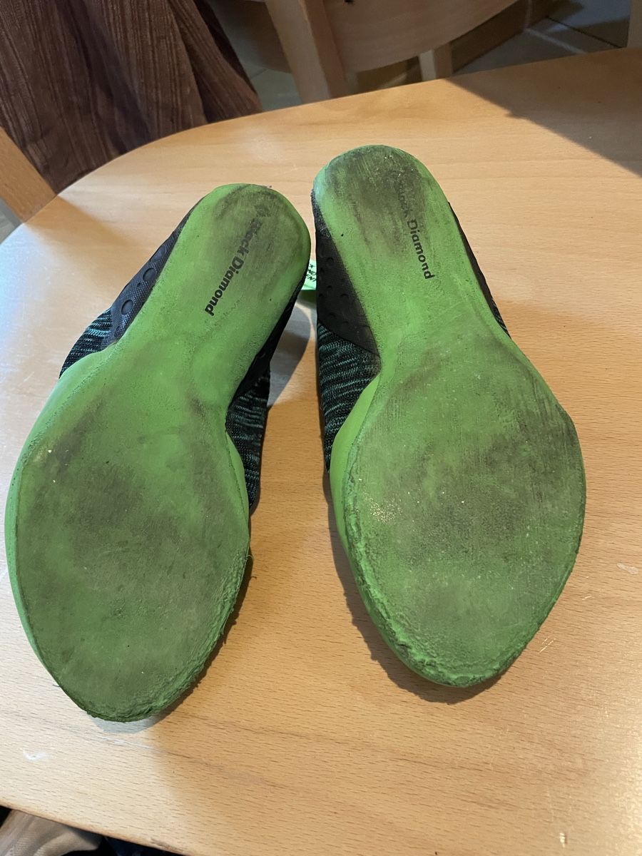 Black Diamond Scarpe per ragazzi: Kletterschuhe, Kletterfinken Kinder,Grösse 35 – Usato da Braunau venduto da Caeciliaz83 1