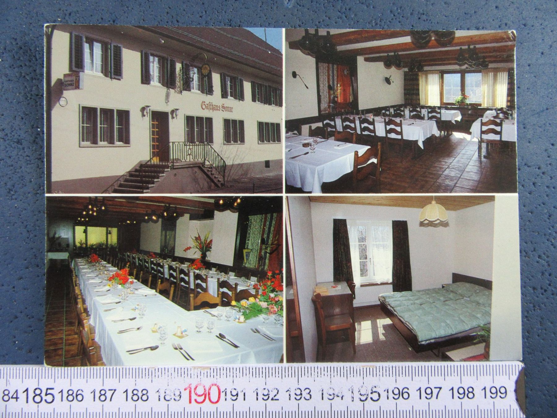 Cartoline postali: SEEWEN SO AK GASTHAUS SONNE FLURY-HERSPERGER – Usato da Ettingen venduto da Hausi4711