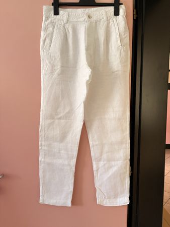 Pantaloni bianchi Zara