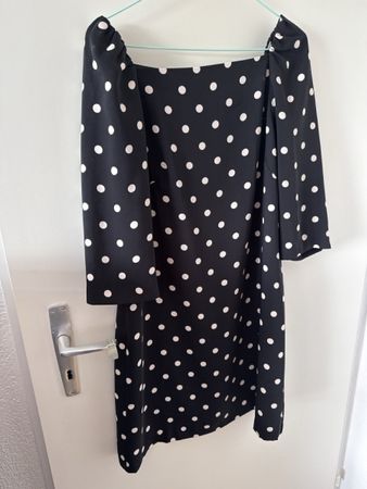 Robe Ann Taylor pois noir blanc taille 8