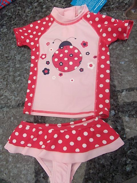 Comforso Mädchen Badeanzug Einteiler - Sonnenschutz Badekleidung 30-50kg