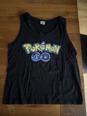 Tank Top Pokemon Go schwarz mit Logo Grösse M gebraucht