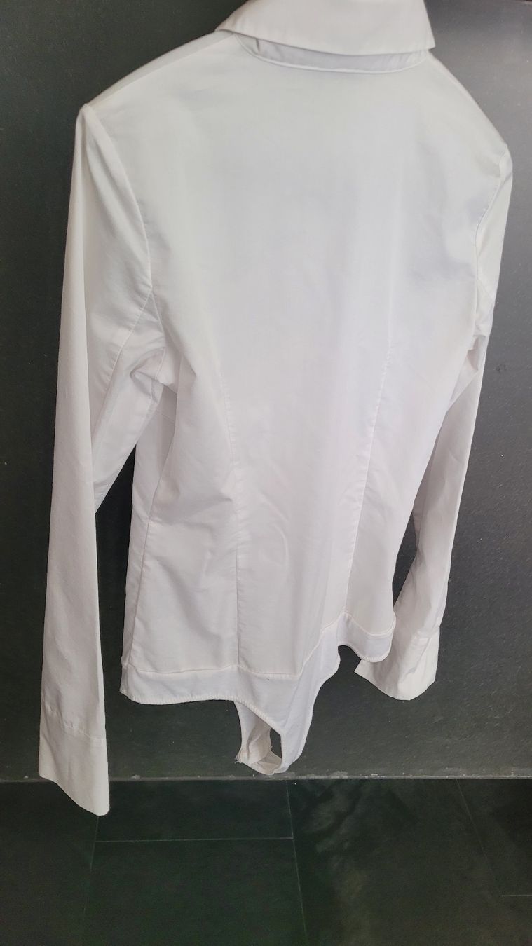 Hallhuber Blusen: Hallhuber Basic Body Bluse Weiss Grösse 36 – Gebraucht aus Suhr von Fritz28 2
