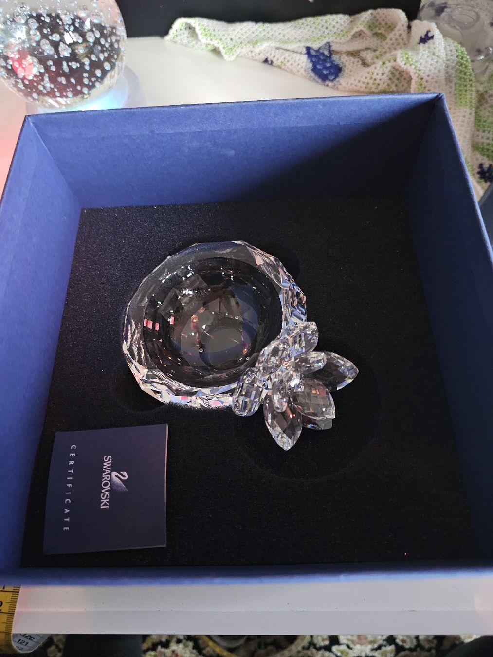 Swarovski Alle Dekorationen: Swarovski Kristallschale Blümchen Deko mit Box – Neu (gemäss Beschreibung) aus Egerkingen von sirod05 3