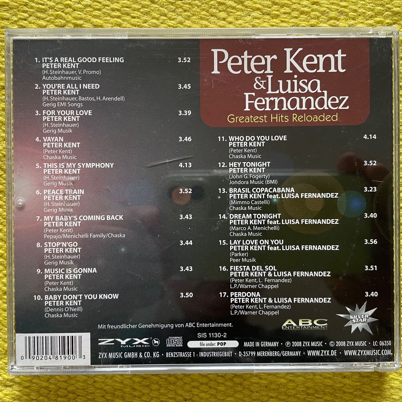 CD: PETER KENT&LUISA FERNANDEZ-GREATEST HITS – Usato da Rorschacherberg venduto da CD-Roli 1