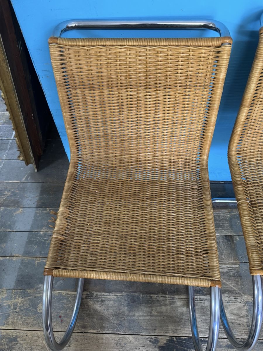 Sedie: Vintage Freischwinger stuhlen 4 stk. – Usato da Schlieren venduto da Freundlich02 8