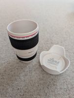 Canon Objektiv Trinkbecher weiss