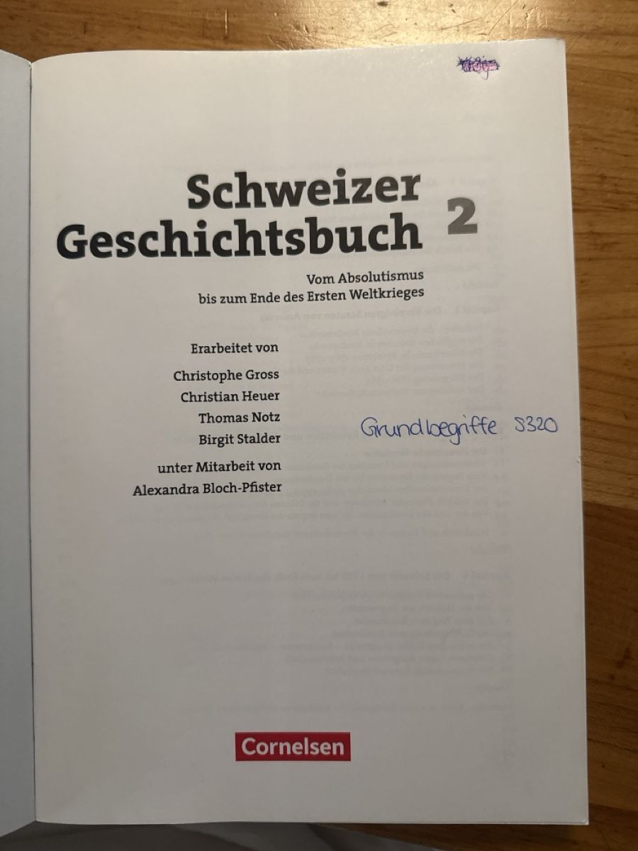 Bücher: Schweizer Geschichtsbuch 2 – Gebraucht aus Meilen von vil_j6bf 3