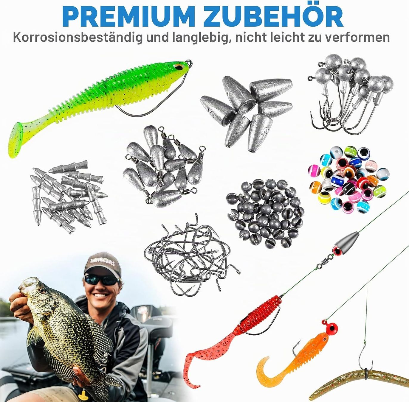 Esche: Angelköder Set 16 Spinnerköder Barsch Forelle Tragetasche – Nuovo e nell'imballaggio originale da Hallau venduto da Sale50OFF 4