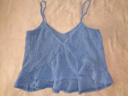 Damen Top blau Grösse ca. M-L C&A guter Zustand!