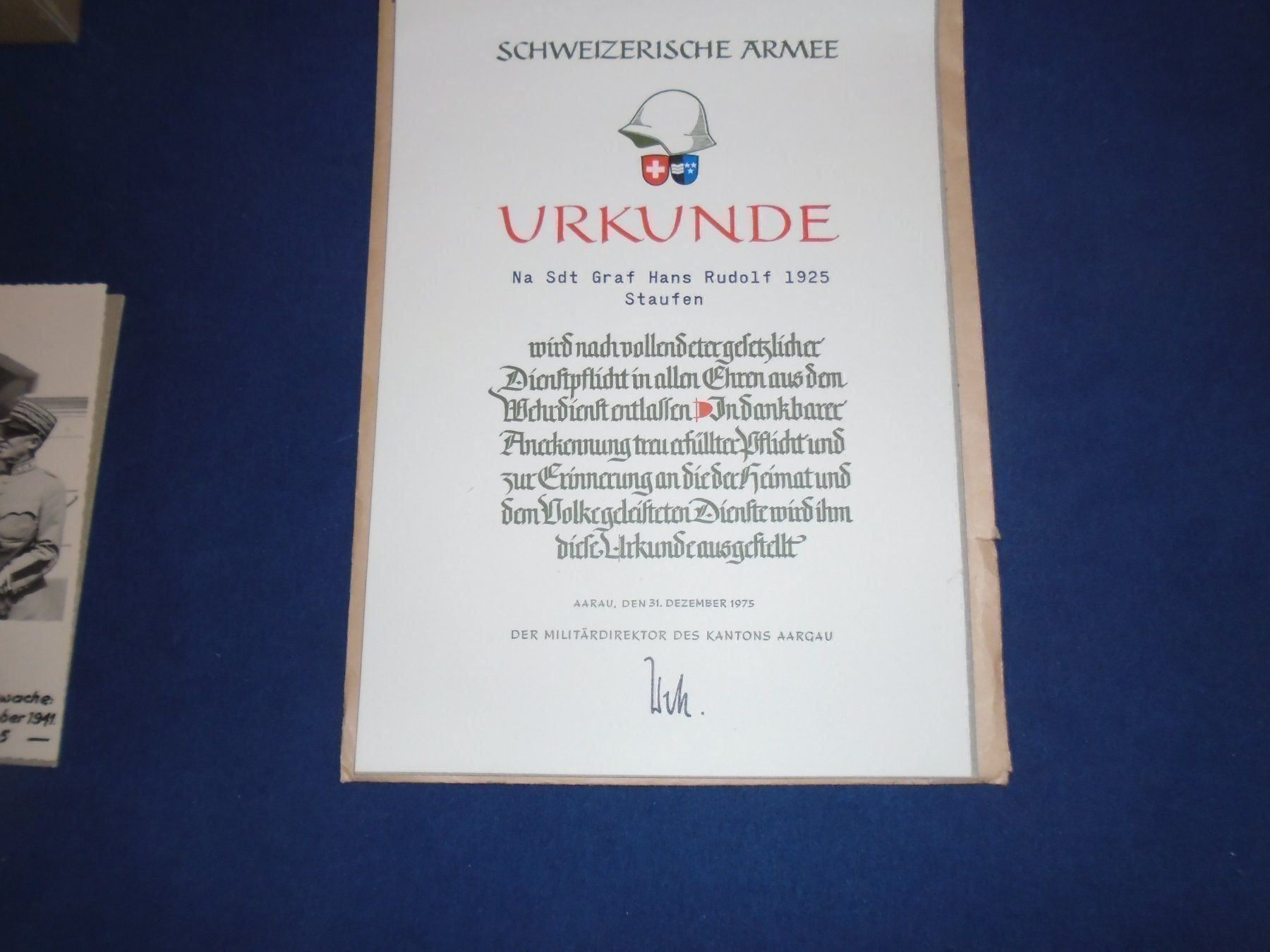 Documenti: Entlassungsurkunde – Usato da Niederlenz venduto da Cedros58