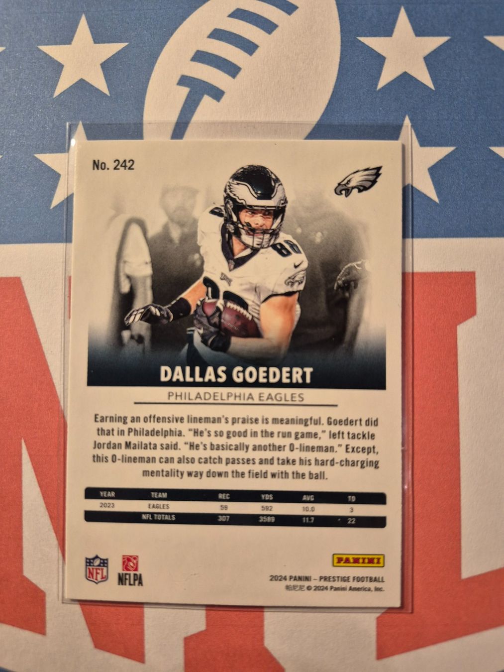 Panini Carte collezionabili: NFL Dallas Goedert Philadelphia Eagles – Usato da Treiten venduto da Sauber73 1