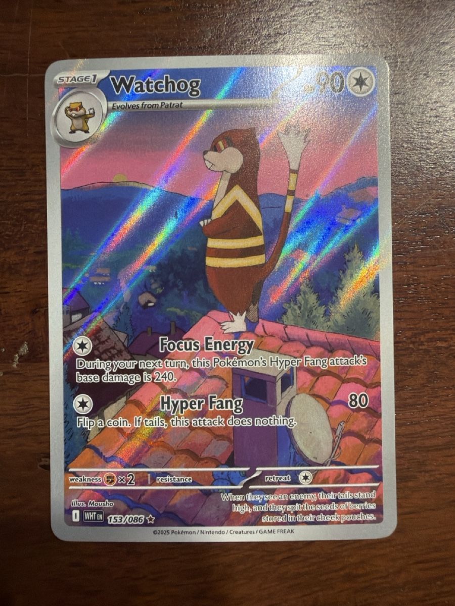 Pokémon Sammelbilder & Trading cards: Watchog (WHT 153) – Neu (gemäss Beschreibung) aus Emmenbrücke von Pack_Ripper