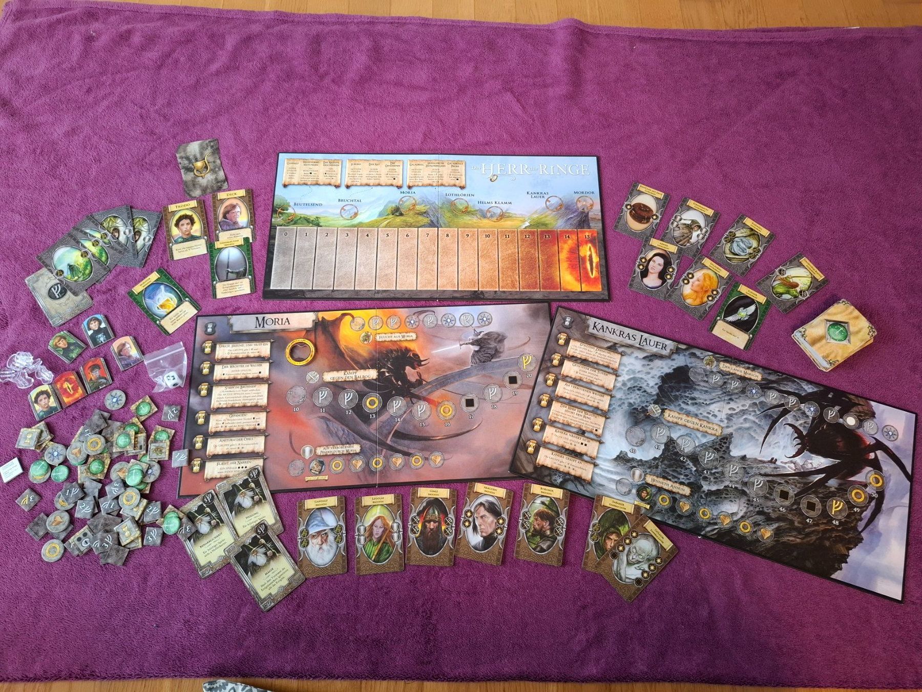 Kosmos Giochi: !! Kosmos Spiel - Der Herr der Ringe !! – Usato da Müllheim Dorf venduto da Seeeule01 2